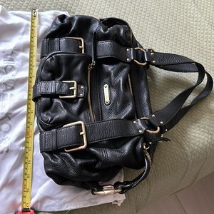 Michael Kors vintage black leather handbag